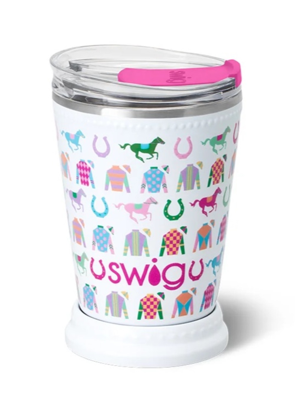 Swig Life Go Baby Go Derby Mint Julep Insulated Stainless Steel Tumbler